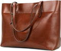 Vintage Genuine Leather Tote & Shoulder Bag