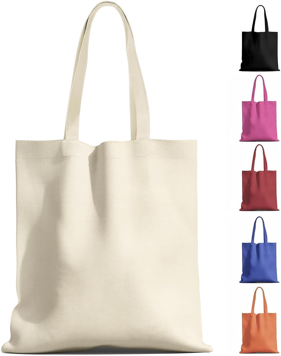 Canvas Tote Bag for Everyday Carry and Shopping