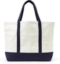 Water Resistant Canvas Tote Bag with PU Lining